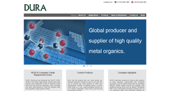 Desktop Screenshot of durachem.com