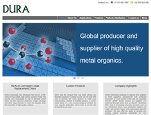 Tablet Screenshot of durachem.com